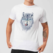 Balazs Solti Wolf Eyes Mens T Shirt White 5Xl balazs solti kopen in de aanbieding