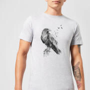 Balazs Solti Birds Flying Mens T Shirt Grey 4Xl balazs solti kopen in de aanbieding