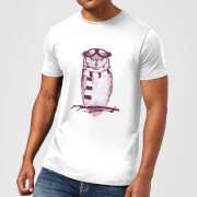 Balazs Solti Winter Owl Mens T Shirt White 5Xl balazs solti kopen in de aanbieding