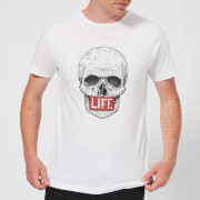 Balazs Solti Life Skull Mens T Shirt White 3Xl balazs solti kopen in de aanbieding