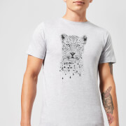 Balazs Solti Leopard Mens T Shirt Grey 5Xl balazs solti kopen in de aanbieding