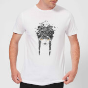 Image of Balazs Solti Native Girl Men's T-Shirt - White - 3XL - White