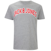 Jack & Jones Originals Men's Urbia T-Shirt - Light Grey Marl - M - Gris