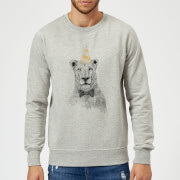 Balazs Solti Party Lion Sweatshirt Grey 3Xl balazs solti kopen in de aanbieding
