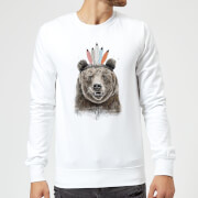 Balazs Solti Native Bear Sweatshirt White 4Xl balazs solti kopen in de aanbieding
