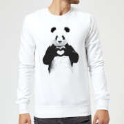 Balazs Solti Panda Love Sweatshirt White 5Xl balazs solti kopen in de aanbieding