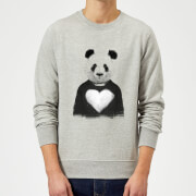 Balazs Solti Panda Love Sweatshirt Grey 3Xl balazs solti kopen in de aanbieding