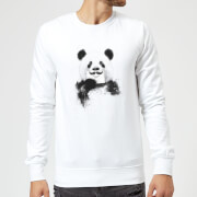 Balazs Solti Moustache And Panda Sweatshirt White 3Xl balazs solti kopen in de aanbieding