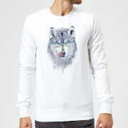 Balazs Solti Wolf Eyes Sweatshirt White 3Xl balazs solti kopen in de aanbieding