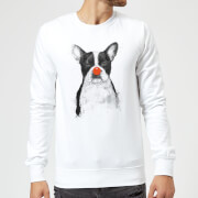 Balazs Solti Red Nosed Bulldog Sweatshirt White 3Xl balazs solti kopen in de aanbieding