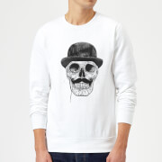 Balazs Solti Monocle Skull Sweatshirt White 5Xl balazs solti kopen in de aanbieding