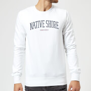 Native Shore Varsity Curved Sweatshirt White 4Xl native shore kopen in de aanbieding