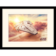 Solo A Star Wars Story Millennium Falcon Mounted Framed 30 X 40Cm Print pyramid international kopen in de aanbieding Solo A Star Wars Story Millennium Falcon Mounted Framed 30 X 40Cm Print pyramid international kopen in de aanbieding