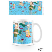 Rick And Morty Jerry Mr Meeseeks Heat Changing Mug pyramid international kopen in de aanbieding