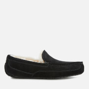 Image of UGG Men's Ascot Suede Slippers - Black - UK 10