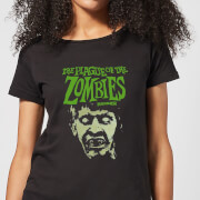 Hammer Horror Plague Of The Zombies Portrait Womens T Shirt Black L hammer horror kopen in de aanbieding