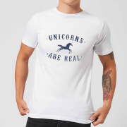 Image of Florent Bodart Unicorns Are Real Men's T-Shirt - White - 4XL - White
