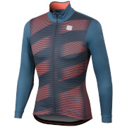 Sportful Moire Jersey S Blue Stellarred Fluo sportful kopen in de aanbieding