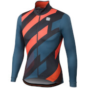Sportful Volt Thermal Jersey Xxl Blueanthracitered Fluo sportful kopen in de aanbieding