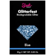 Paillettes Biodégradables Glitterfest Sleek MakeUP – Bleu 10 g