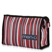 Trousse de Toilette à Rayures men-ü – Bleues/Rouges/Blanches