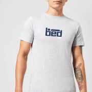Plain Lazy Bed Mens T Shirt Grey S plain lazy kopen in de aanbieding