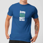 Plain Lazy Make Tea Not War Mens T Shirt Royal Blue Xl plain lazy kopen in de aanbieding