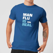 Plain Lazy Man Flu Is Real Mens T Shirt Royal Blue Xl plain lazy kopen in de aanbieding