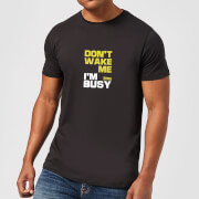 Plain Lazy Dont Wake Me Mens T Shirt Black Xxl plain lazy kopen in de aanbieding