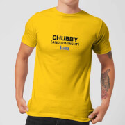 Plain Lazy Chubby And Loving It Mens T Shirt Yellow L plain lazy kopen in de aanbieding
