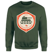 The Broom Wagon Der Panzerwagen Sweatshirt Xxl Forest Green the broom wagon kopen in de aanbieding