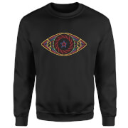 Celebrity Big Brother Eye Sweatshirt - Black - 5XL - Noir
