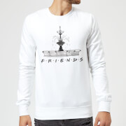 Friends Fountain Sketch Sweatshirt White 4Xl friends kopen in de aanbieding