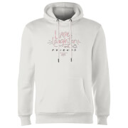 Friends Love Laughter Hoodie White S friends kopen in de aanbieding