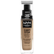 Fond de Teint 24 Heures Can't Stop Won't Stop NYX Professional Makeup (diffrentes teintes disponibles) - Classic Tan