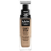 Base de maquillaje Can't Stop Won't Stop 24 Hour de NYX Professional Makeup (varios tonos) - Medium Buff
