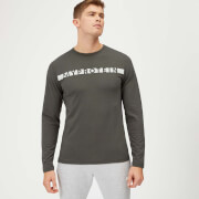 Myprotein The Original Long Sleeve T Shirt Slate Xs myprotein kopen in de aanbieding