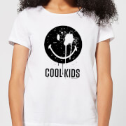 Image of Smiley World Slogan Cool Kids Women's T-Shirt - White - S - White
