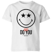 Image of Smiley World Slogan Just Do You Kids' T-Shirt - White - 5-6 Years - White