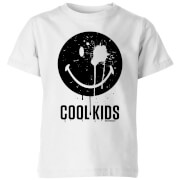 Image of Smiley World Slogan Cool Kids Kids' T-Shirt - White - 3-4 Years - White