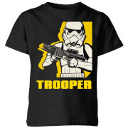 Star Wars Rebels Trooper Kids T Shirt Black 7 8 Years star wars rebels kopen in de aanbieding