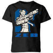 Star Wars Rebels Zeb Kids T Shirt Black 9 10 Years star wars rebels kopen in de aanbieding