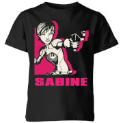 Star Wars Rebels Sabine Kids T Shirt Black 5 6 Years star wars rebels kopen in de aanbieding