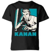 Star Wars Rebels Kanan Kids T Shirt Black 5 6 Years star wars rebels kopen in de aanbieding
