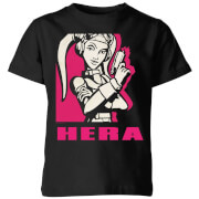 Star Wars Rebels Hera Kids T Shirt Black 11 12 Years star wars rebels kopen in de aanbieding