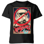 Star Wars Rebels Poster Kids T Shirt Black 5 6 Years star wars rebels kopen in de aanbieding