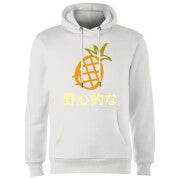 Benji Pineapple Hoodie - White - S - Blanc