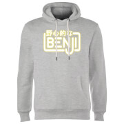 Benji Logo Hoodie Grey Xl benji kopen in de aanbieding