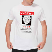T-Shirt Homme Wanted Rick Rick et Morty - Blanc - M - Blanc