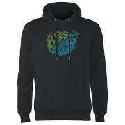 Sweat à Capuche Homme Wubba Lubba Dub Dub Rick et Morty - Noir - M - Noir